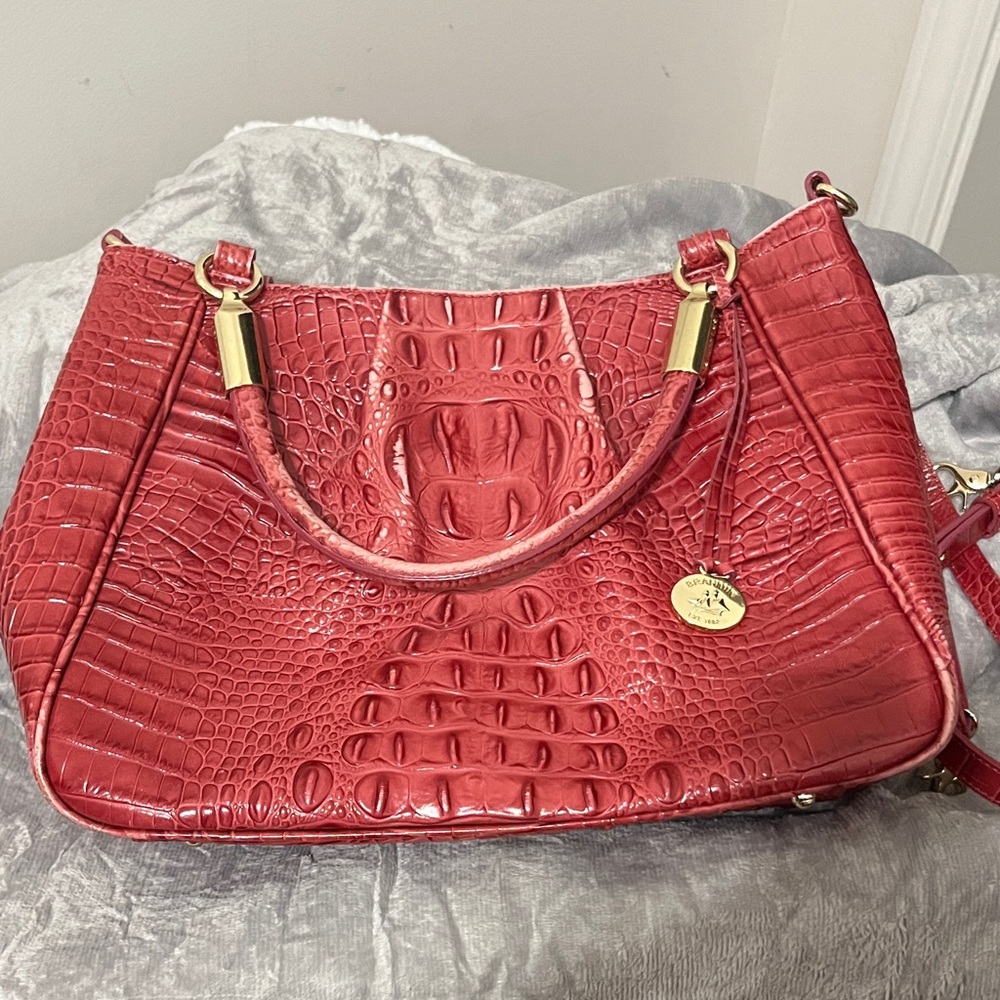 Brahmin Ruby Cherry Tree Melbourne Satchel Bag - image 3